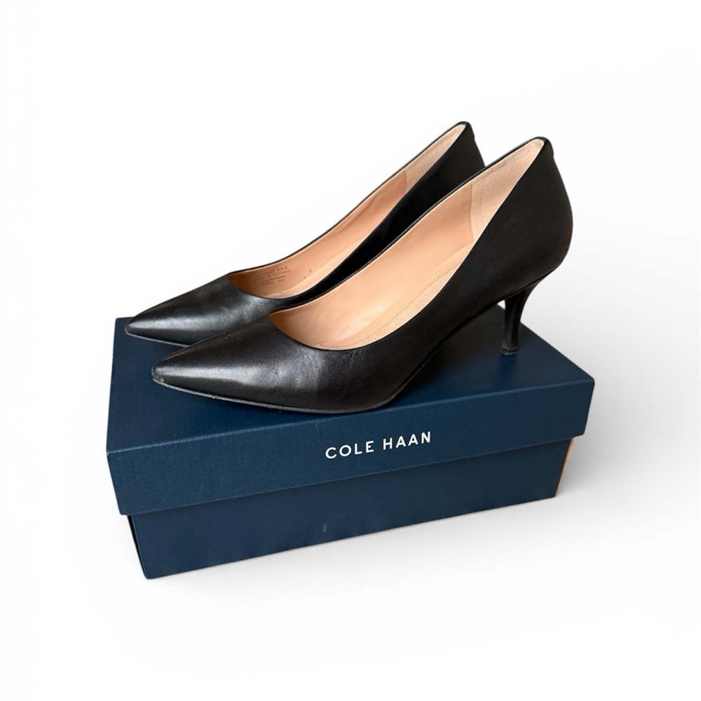 Cole Haan Go-To Park Black Leather Pump